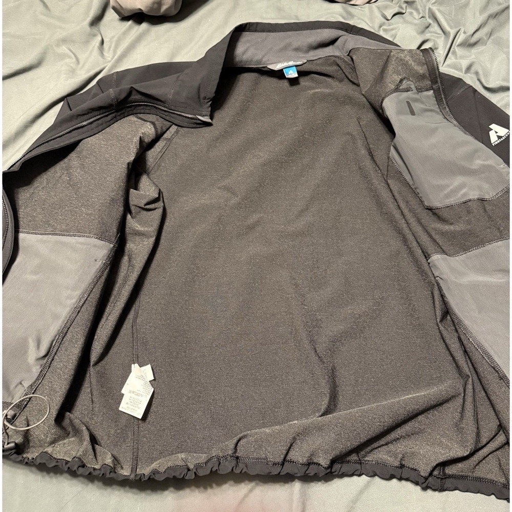 Eddie Bauer Men's First Ascent Black Soft Shell Full Zip Jacket Size XL - Picture 5 of 10
